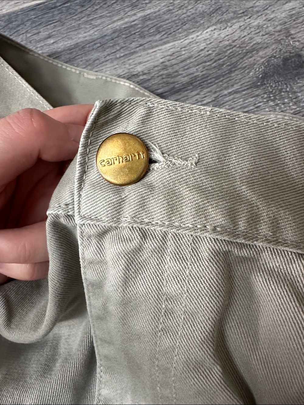 Carhartt Light Grey Trousers - Picture 2 of 6